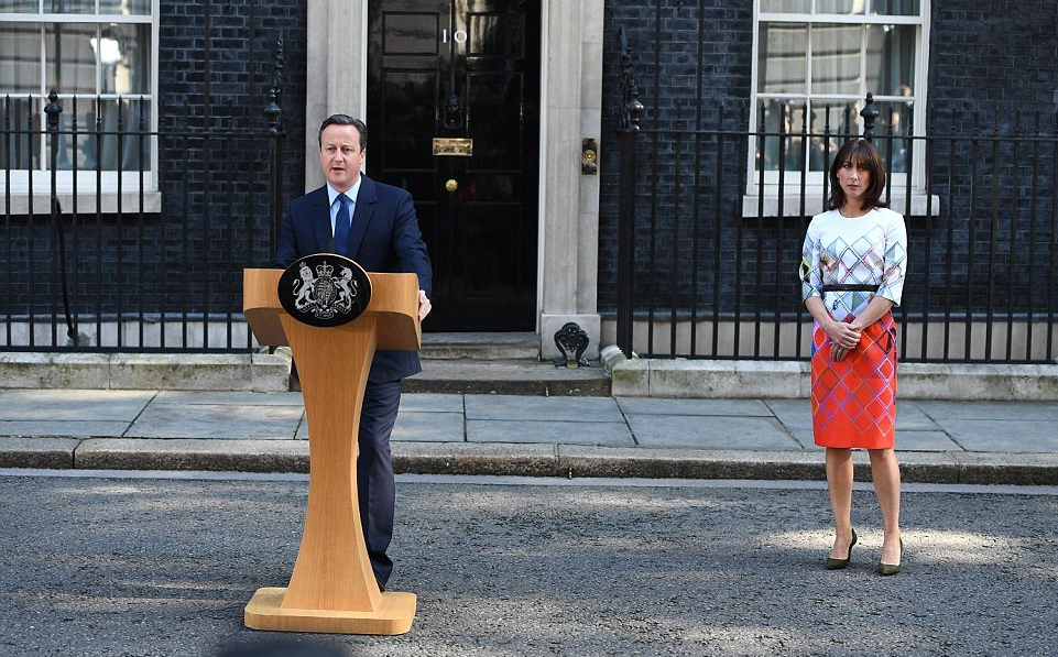 英国公投脱欧派胜出 首相卡梅伦宣布将辞职