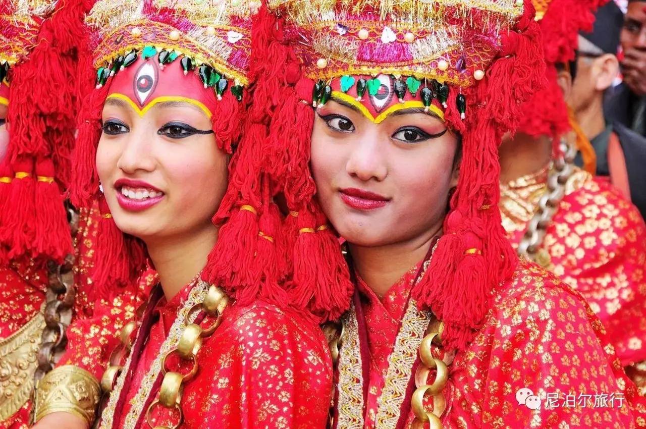 来尼泊尔过因陀罗节，成为全世界最幸运的人