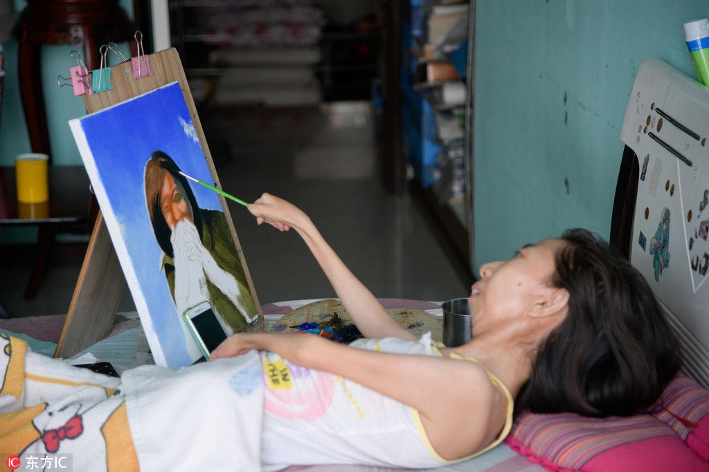 张俊莉梦想成为真正的画家