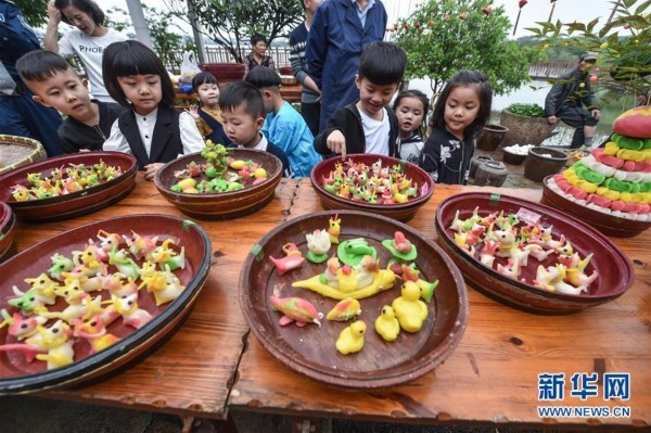 江南古镇传统民俗迎"立夏"(组图)