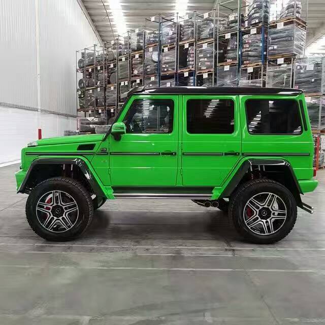 16款奔驰g500限量4x4绿色顶配越野之王