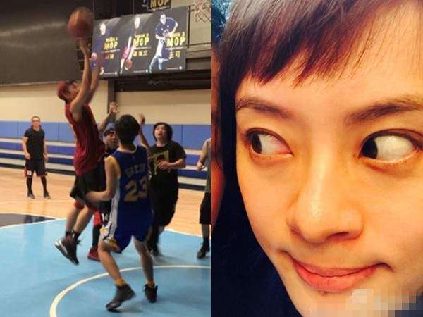 邓超狂晒打篮球帅照 孙俪冷回10字笑翻众人 邓超狂晒打篮球帅照 孙俪冷回10字笑翻众人