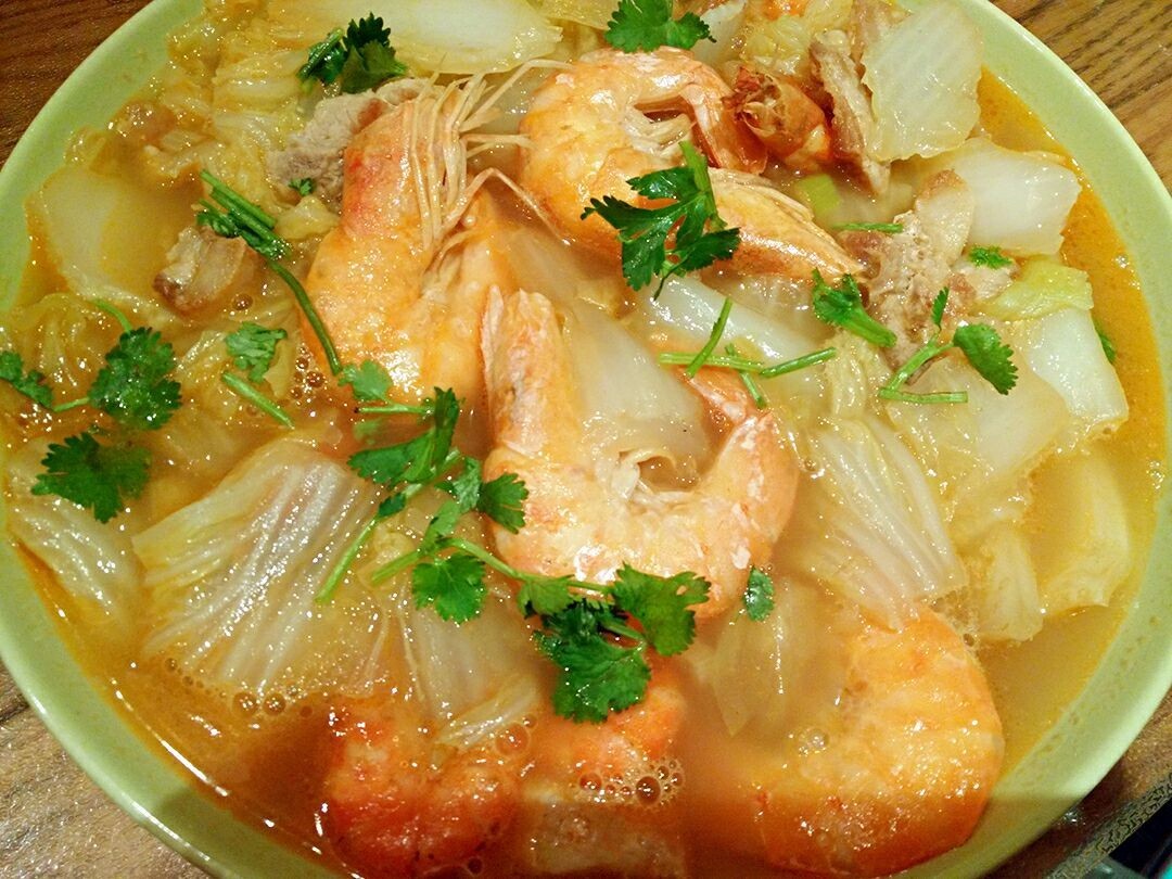 你知道大虾跟白菜在一起的味道吗喜欢的收藏