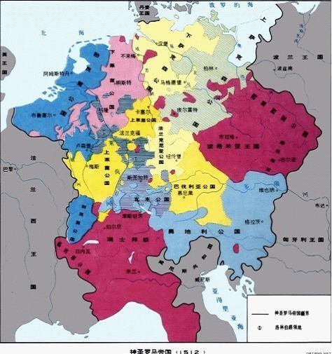 六张地图搞懂德国的版图变迁,虽然领土严重缩
