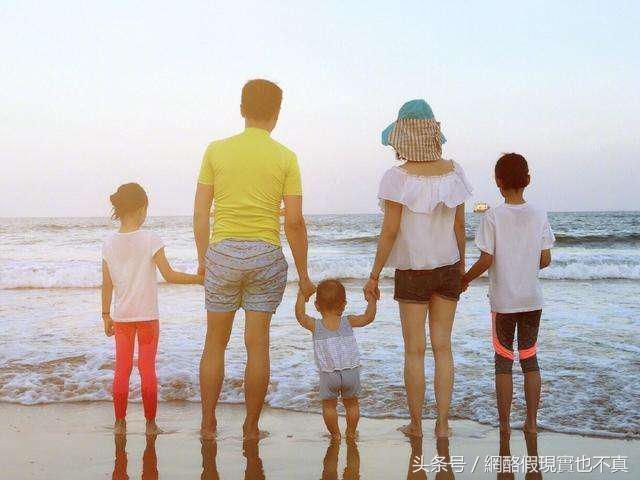 佟大为一家近照, 大女儿像王祖贤, 儿子超萌, 二