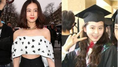 刘诗诗青涩毕业照撞脸刘亦菲,怪不得迷倒吴奇隆