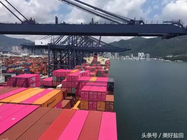 最少女心的集装箱船ONE MINATO首次挂靠盐