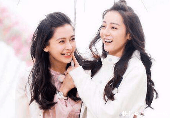 娱乐圈中身高一样, 迪丽热巴和杨颖同台, 网友: