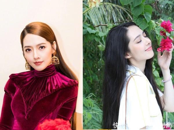 Angelababy换回黑茶发色,同框杨幂实力抢镜!