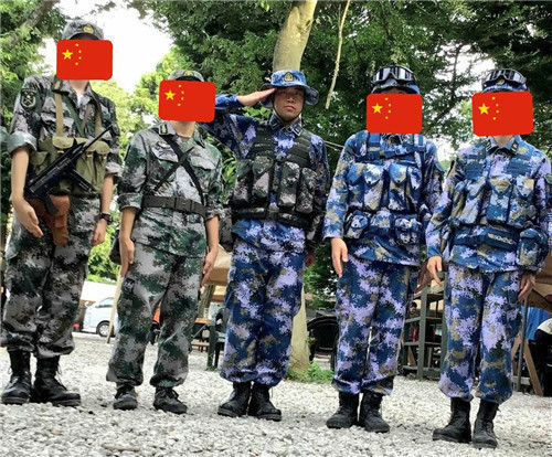 日本民众扮演起了解放军 网友:精中?