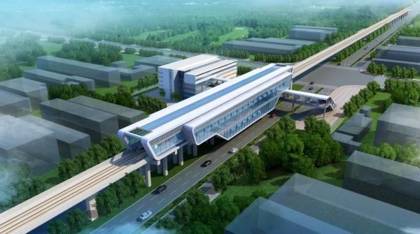 宁波至奉化城际铁路首通段桩基建好了 土建预