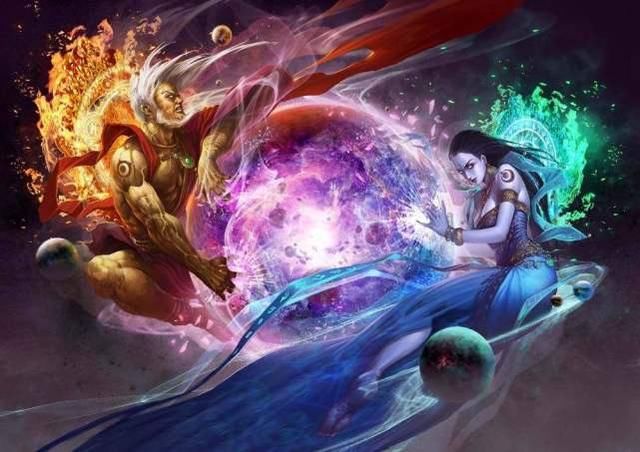 盘古开天之后三魂化三清,一个法力无边,一个玉