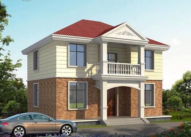 3开间进深9米,占地100平米的两款乡村自建房