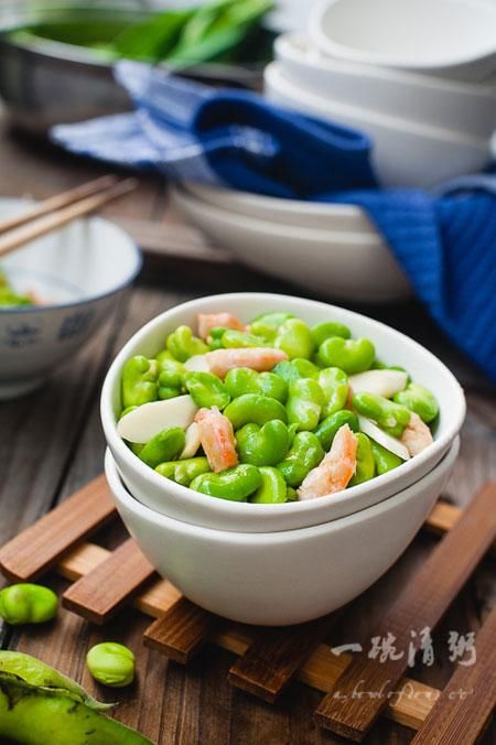 美味的干虾仁炒蚕豆做法