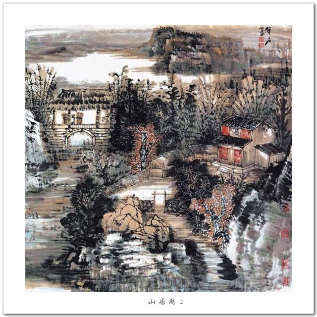 天天漫画网:画家赵文江《南寻富春山水风光》