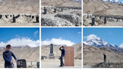 在卫国戍边英雄墓碑前摆拍的旅游博主被公安机关立案