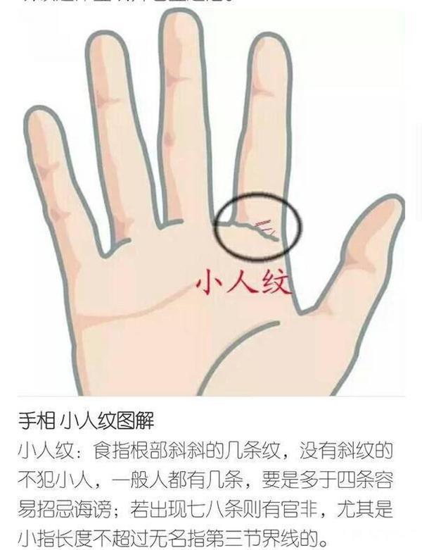 通过手相可知你未来事,下图解守财纹,小人纹,反抗纹,人缘纹,不测纹