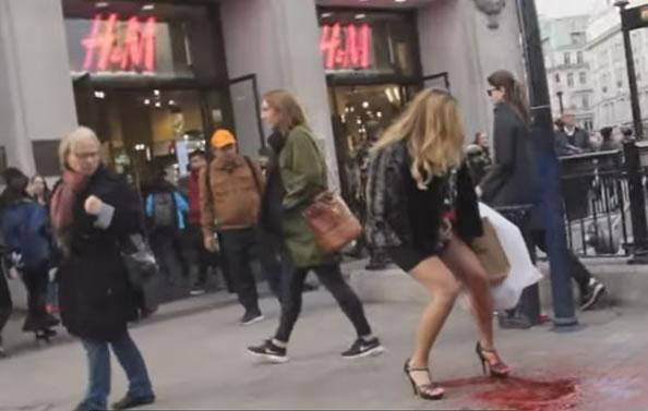 女子过马路 女子过马路