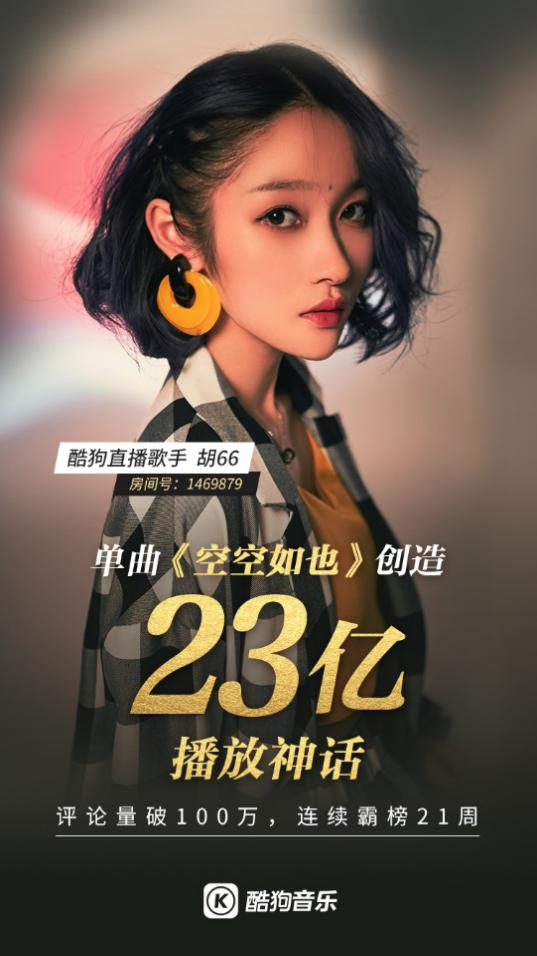 一曲成名!酷狗歌手胡66凭《浪人琵琶》再获认可