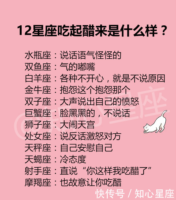 12星座吃起醋来是什么样?处女座:说反话激怒对