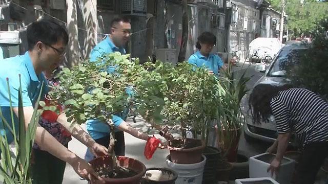 市民精心扮靓家园 满腔热血喜迎盛会 市民精心扮靓家园 满腔热血喜迎盛会