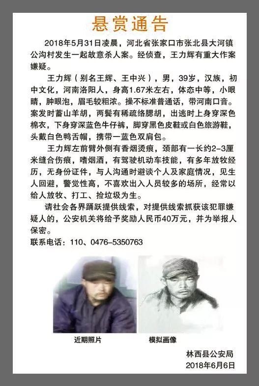 抓到了!抓到了!公安部A级通缉犯王力辉落网!