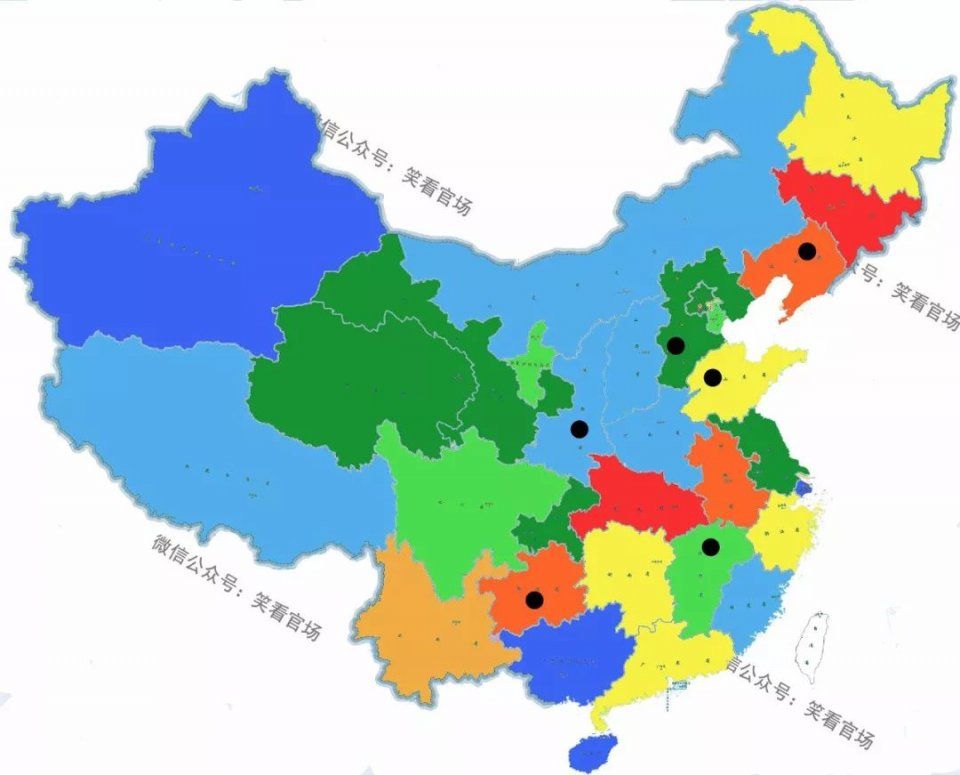 中国省市区贪腐形势地图,看看你家乡的腐败程