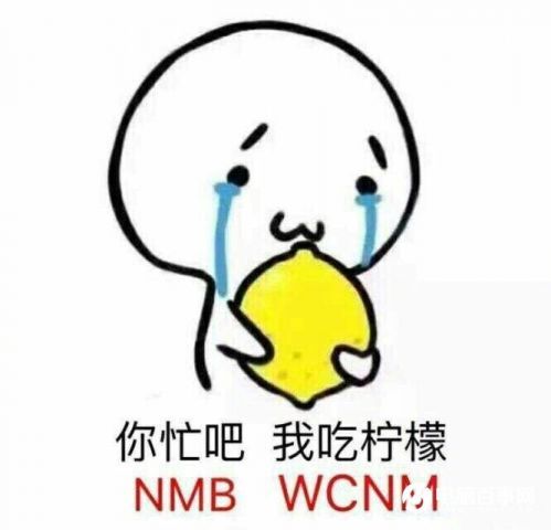 你忙吧我吃柠檬是什么意思什么梗 你忙吧我吃柠檬表情包图片