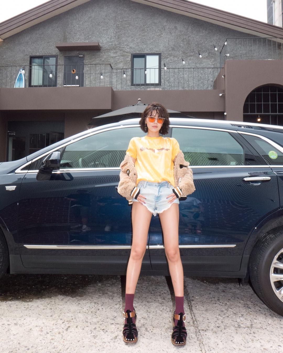 [少女时代][分享]170829 优越的长腿优越的颜 优越的汽车代言人模特崔