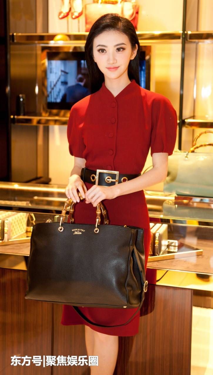 唐嫣赵丽颖和范冰冰同穿红色礼裙,气场差距非