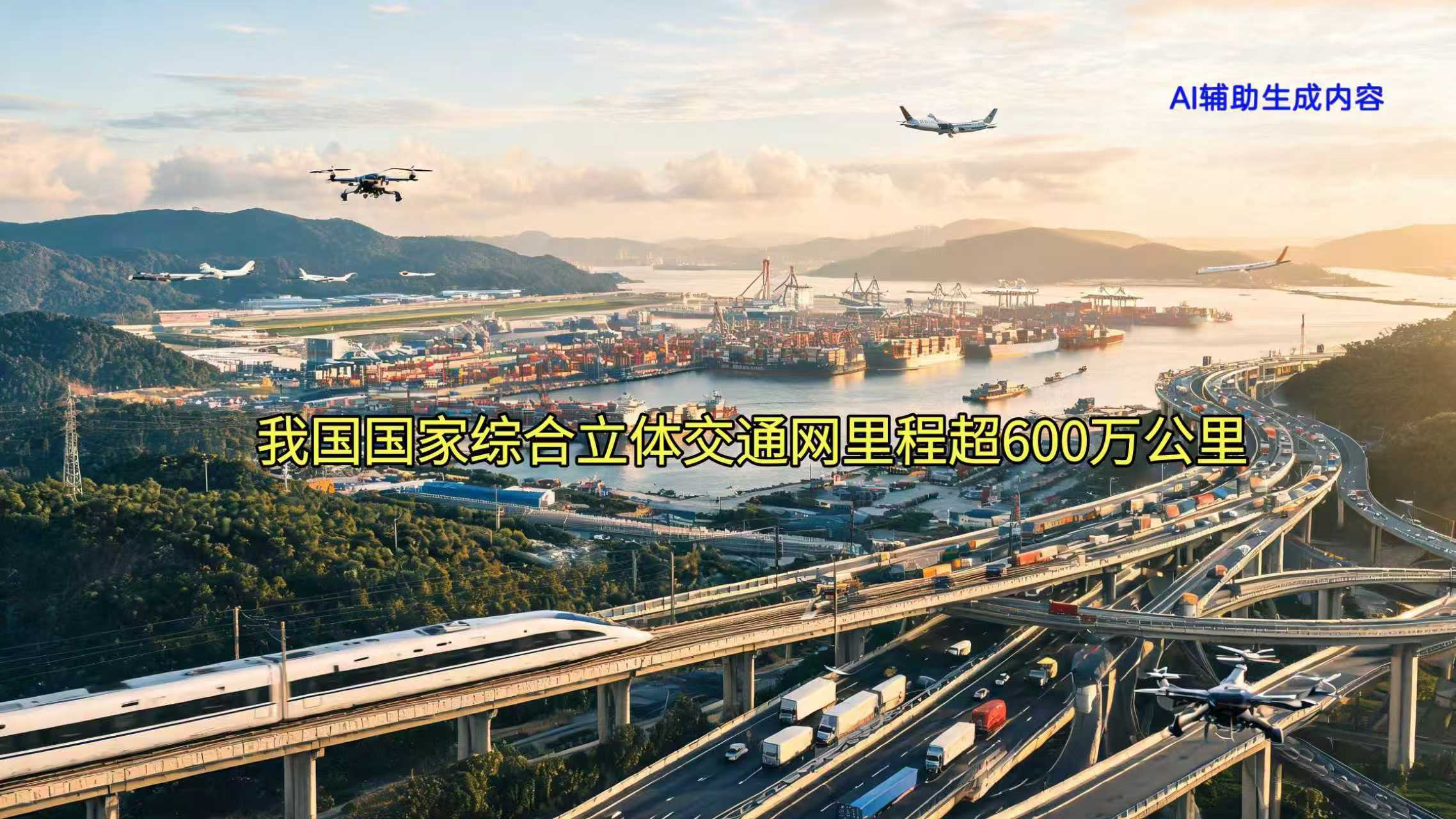 我国国家综合立体交通网里程超600万公里