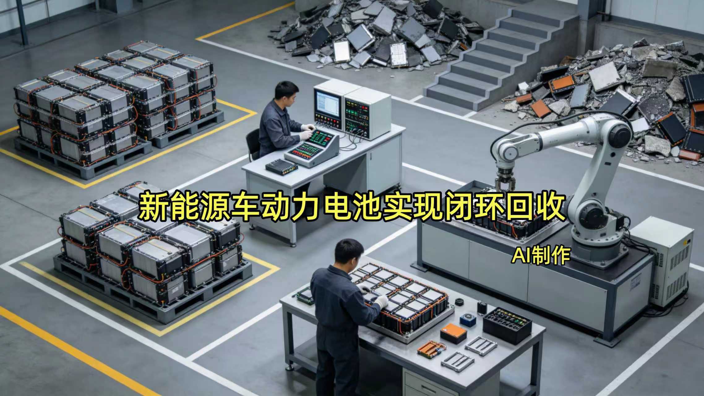 新能源车动力电池实现闭环回收