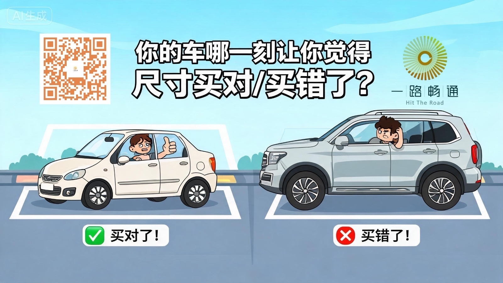 你的车哪一刻让你觉得尺寸买对/买错了? 你的车哪一刻让你觉得尺寸买对/买错了?