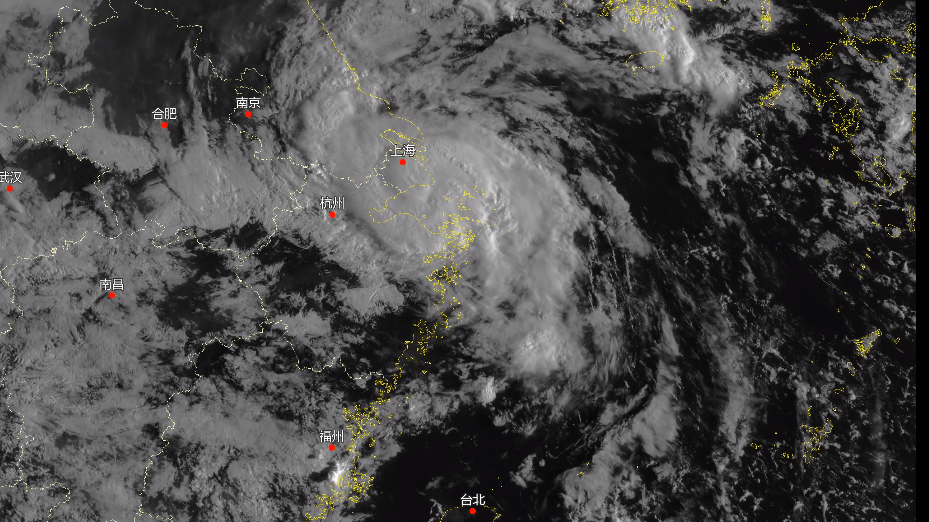 登陆了!台风“贝碧嘉”登陆上海 成为1949年以来登陆上海的最强台风 登陆了!台风“贝碧嘉”登陆上海 成为1949年以来登陆上海的最强台风