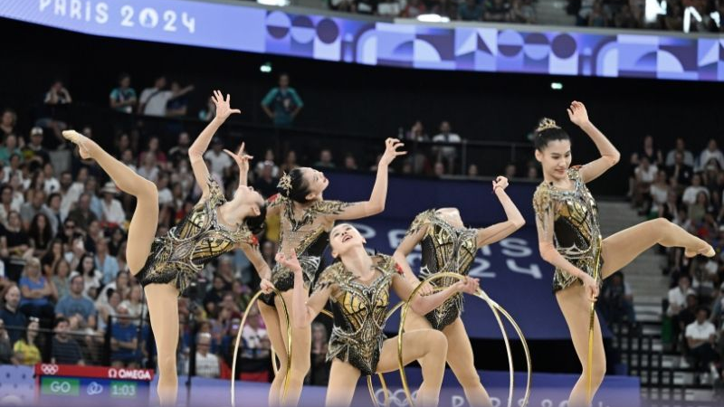 圆梦!中国队夺得艺术体操集体全能冠军 圆梦!中国队夺得艺术体操集体全能冠军