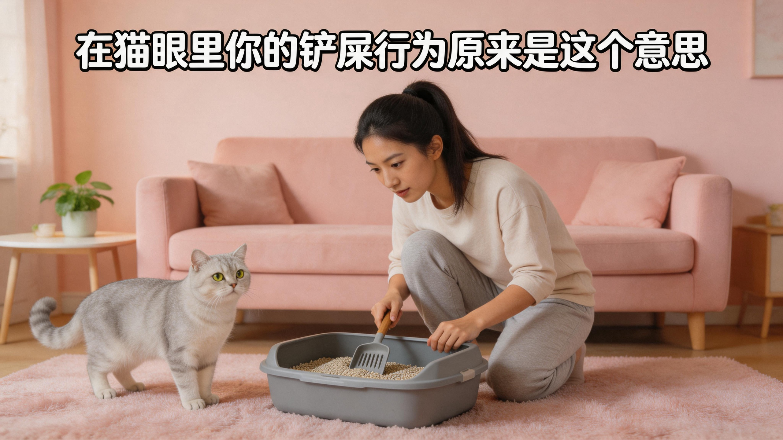 在猫眼里你的铲屎行为原来是这个意思 在猫眼里你的铲屎行为原来是这个意思