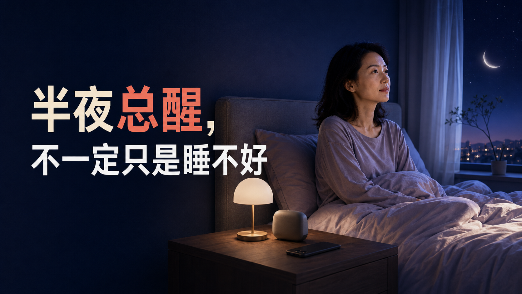 半夜总醒,不一定只是睡不好 半夜总醒,不一定只是睡不好