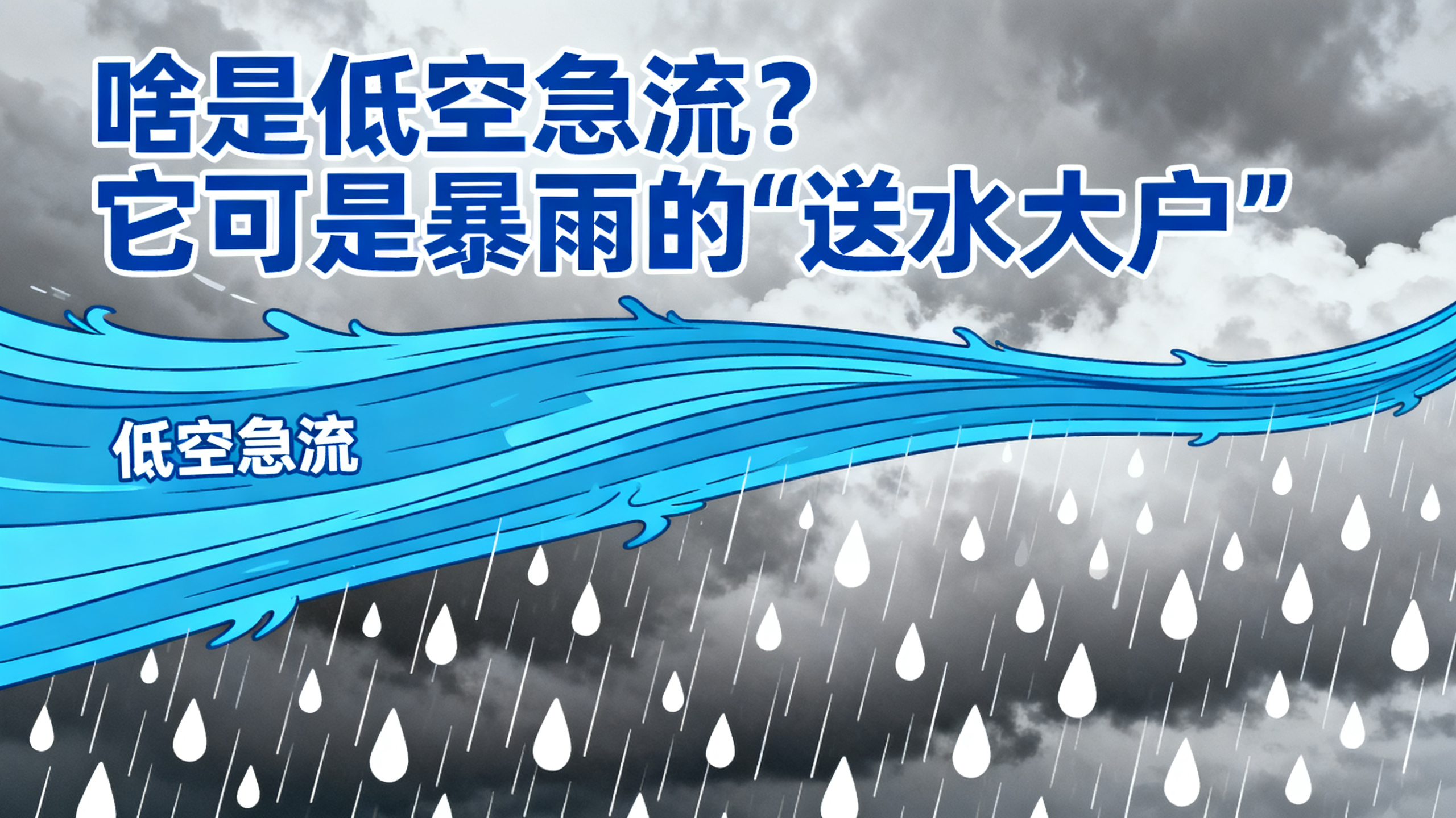 啥是低空急流？它可是暴雨的“送水大户”！