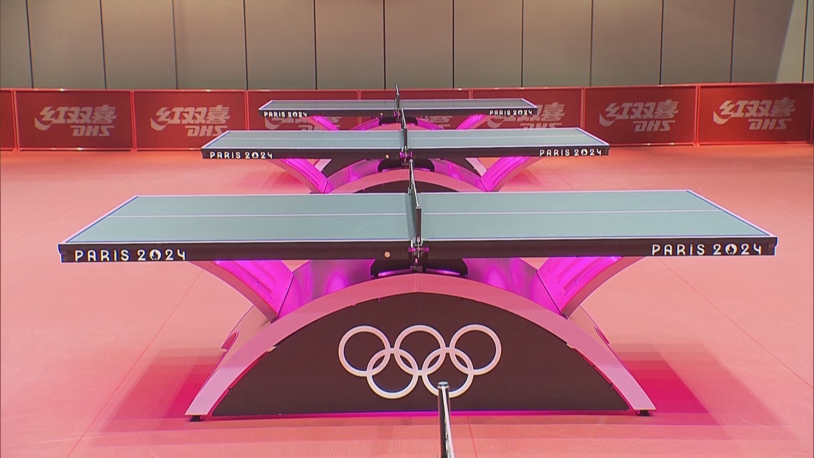 展现科技与浪漫 “中国制造”乒乓球台将亮相巴黎奥运会