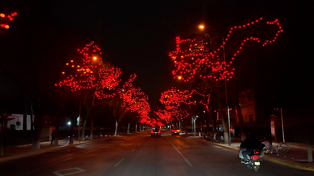 光明街道张灯结彩年味浓