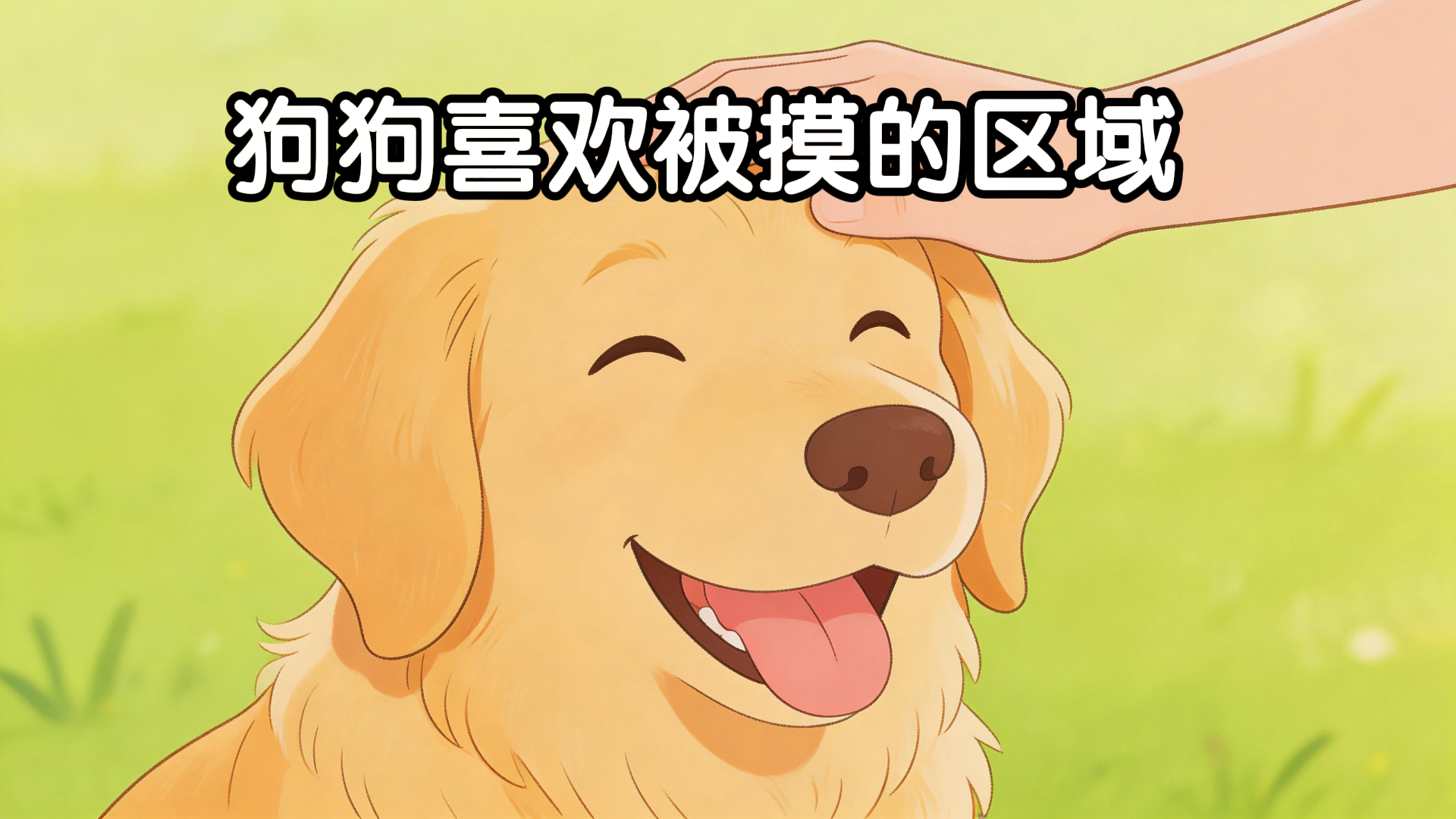 宠物小知识之狗狗喜欢被摸的区域