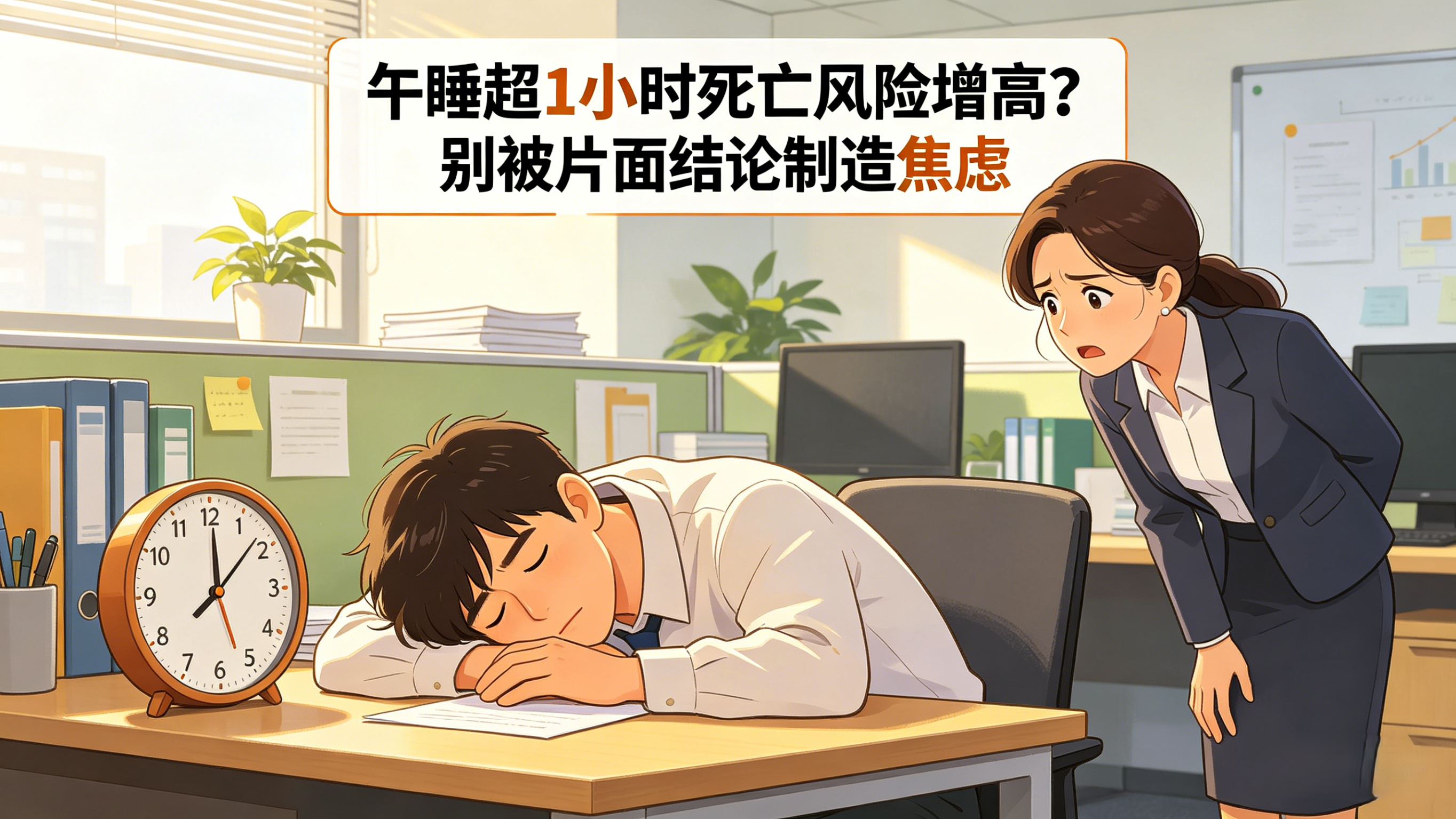 午睡超1小时死亡风险增高?别被片面结论制造焦虑 午睡超1小时死亡风险增高?别被片面结论制造焦虑