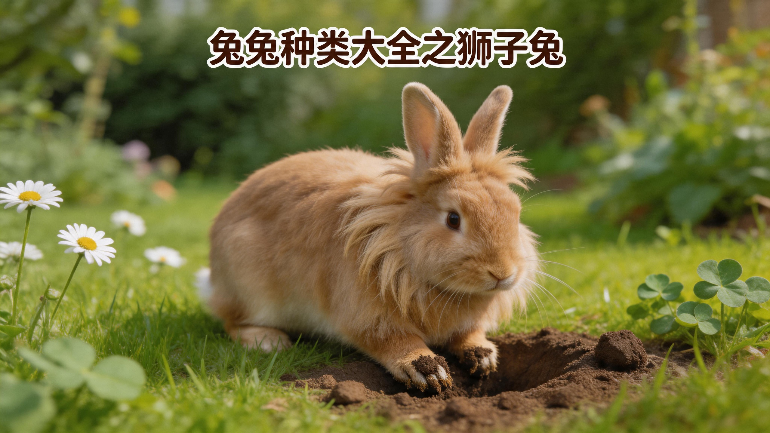 兔兔种类大全之狮子兔 兔兔种类大全之狮子兔