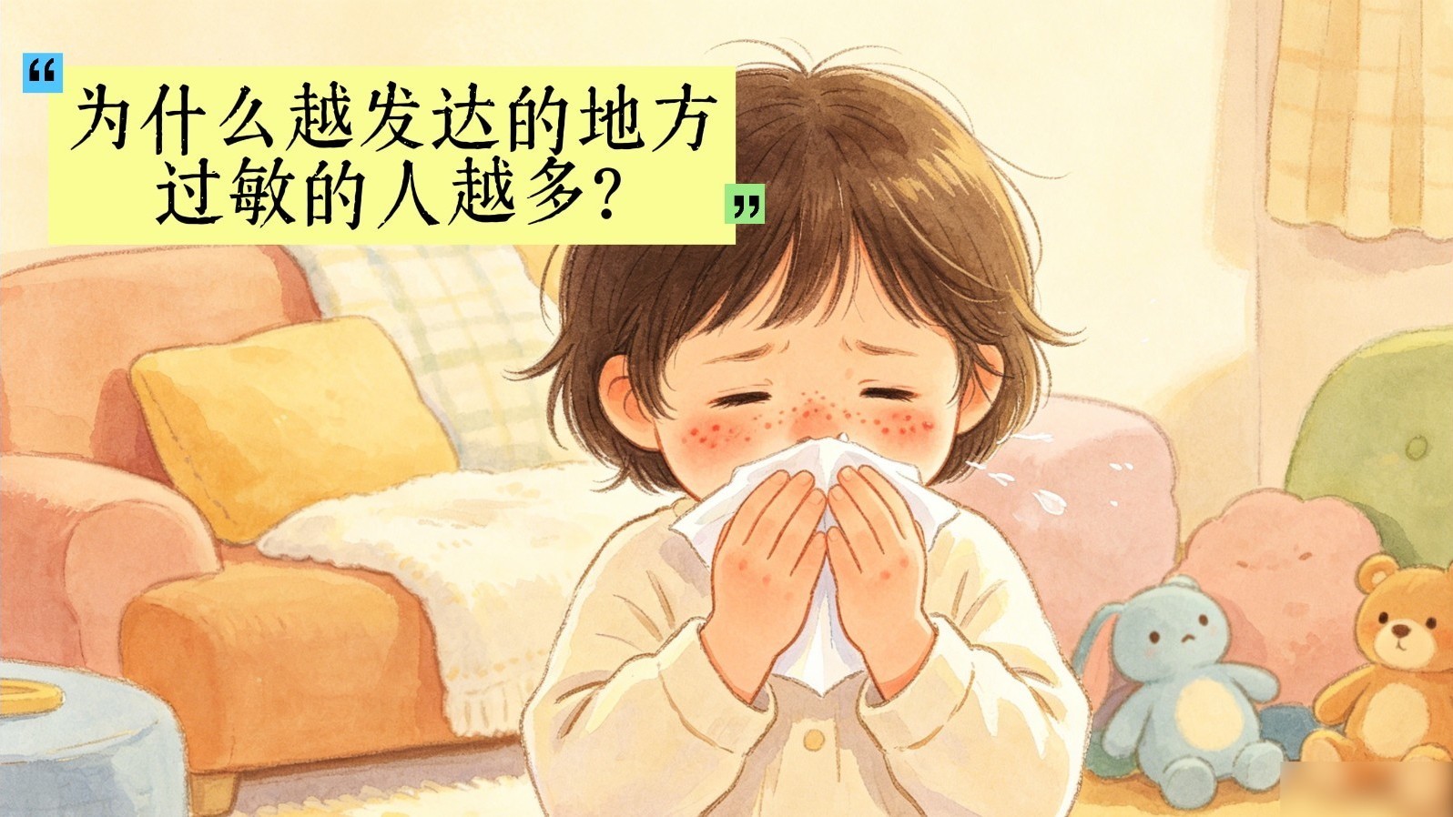 为什么越发达的地方，过敏的人越多？