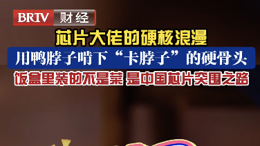 芯片大佬的硬核浪漫 用鸭脖子啃下“卡脖子”的硬骨头