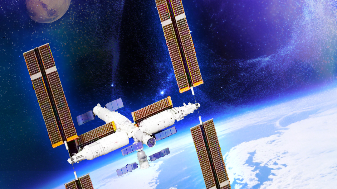 AI时政画报丨建起中国人的“太空家园”