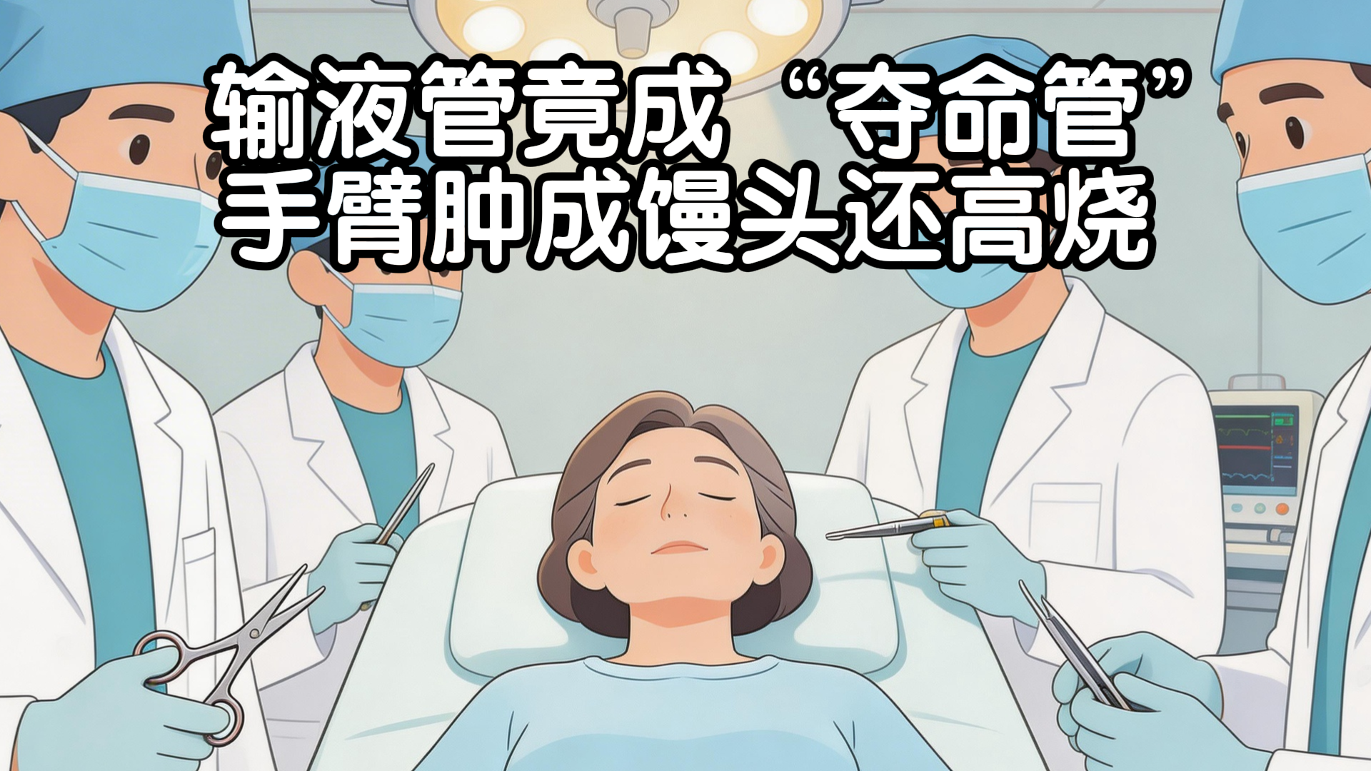 输液管竟成“夺命管”,手臂肿成馒头还高烧 输液管竟成“夺命管”,手臂肿成馒头还高烧