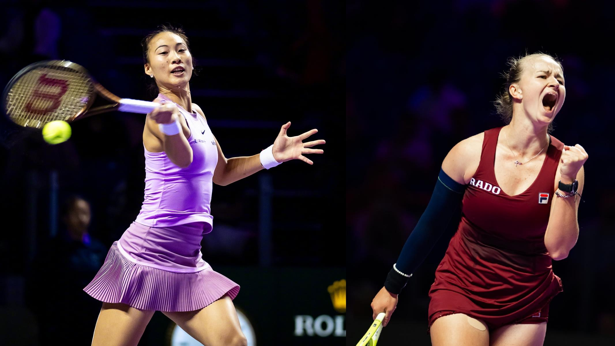 总决赛四强对阵温网冠军 郑钦文再次瞄准“历史”