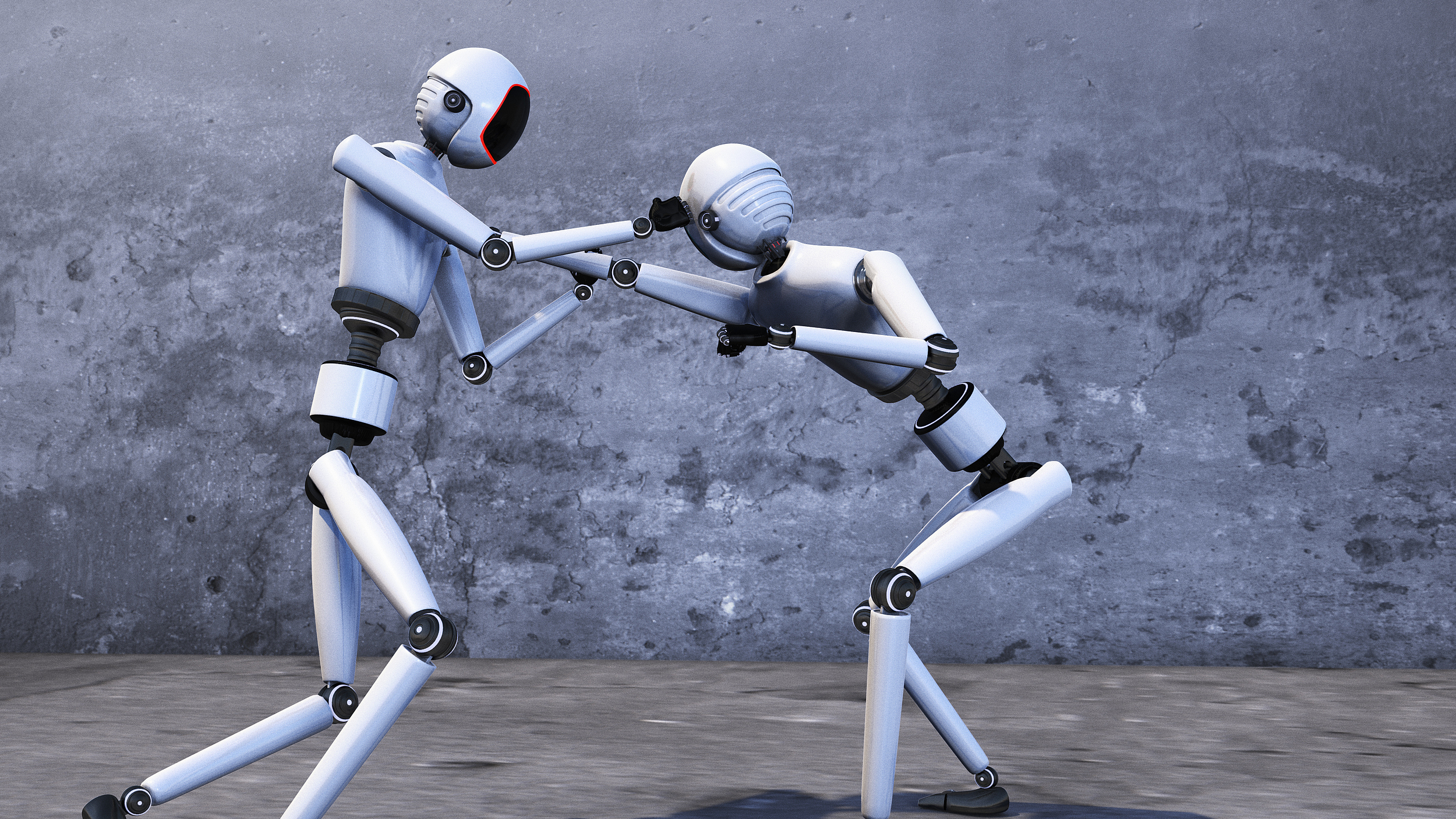 现实版“机甲大战”超热血 一起“探班”人形机器人格斗训练现场 现实版“机甲大战”超热血 一起“探班”人形机器人格斗训练现场