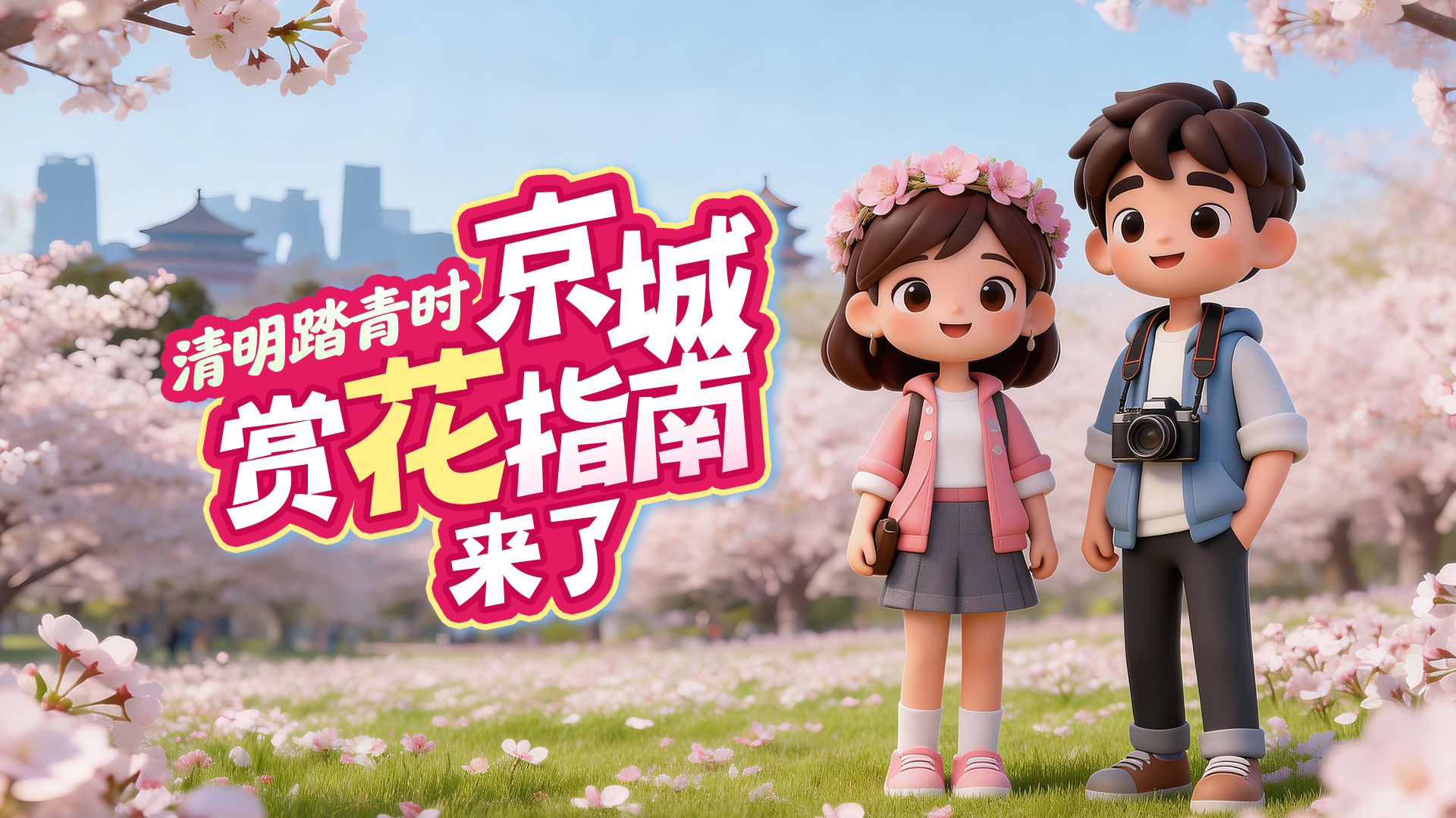 清明赴春日之约！京城赏花地图新鲜出炉